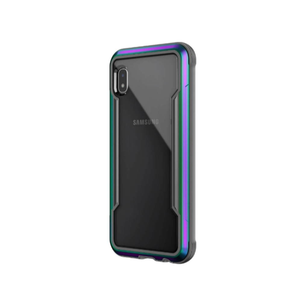 Raptic shield case for Samsung A10E iridescent color